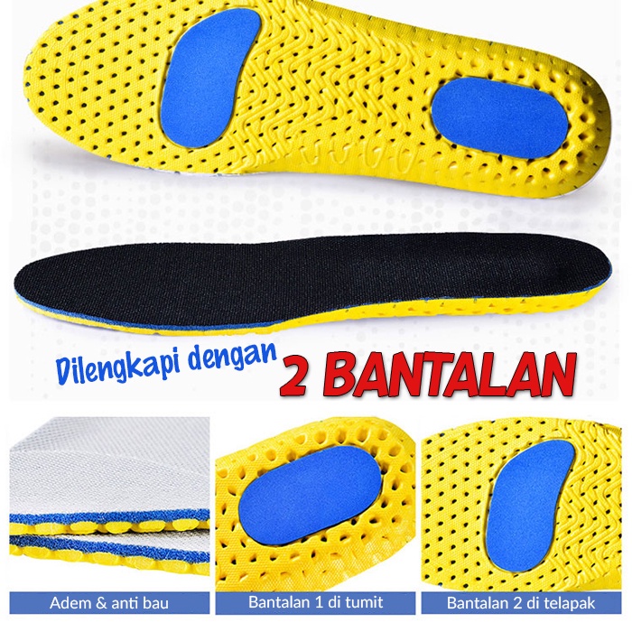 Insole, sol dalam, sol sepatu, bantalan sepatu, alas kaki, EMPUK BANGET