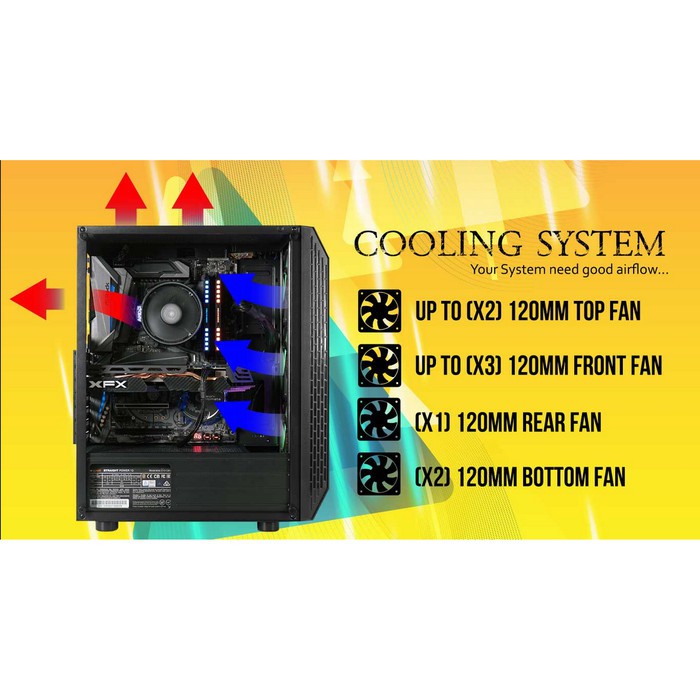 Casing CUBE GAMING FRINS WHITE VERSION - ATX - TEMPERED / Casing PC