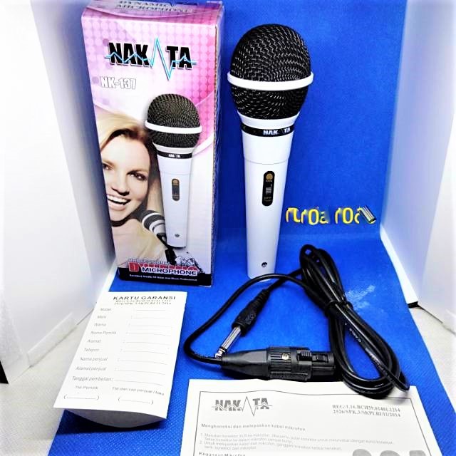 Microphone Nakata 137 Mic NK-137 mic murah ekonomis mikrofon mic nakata 137 murah mikropon salon