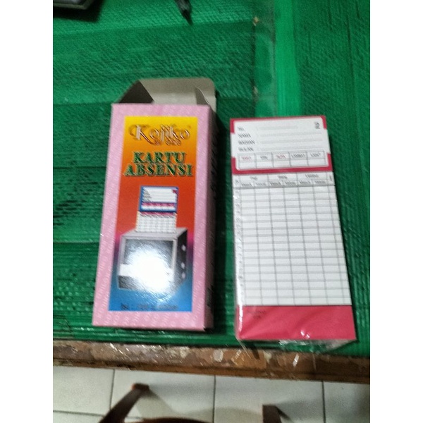 

Kartu absen Amano merk Kojiko - Pack isi 100 pcs.