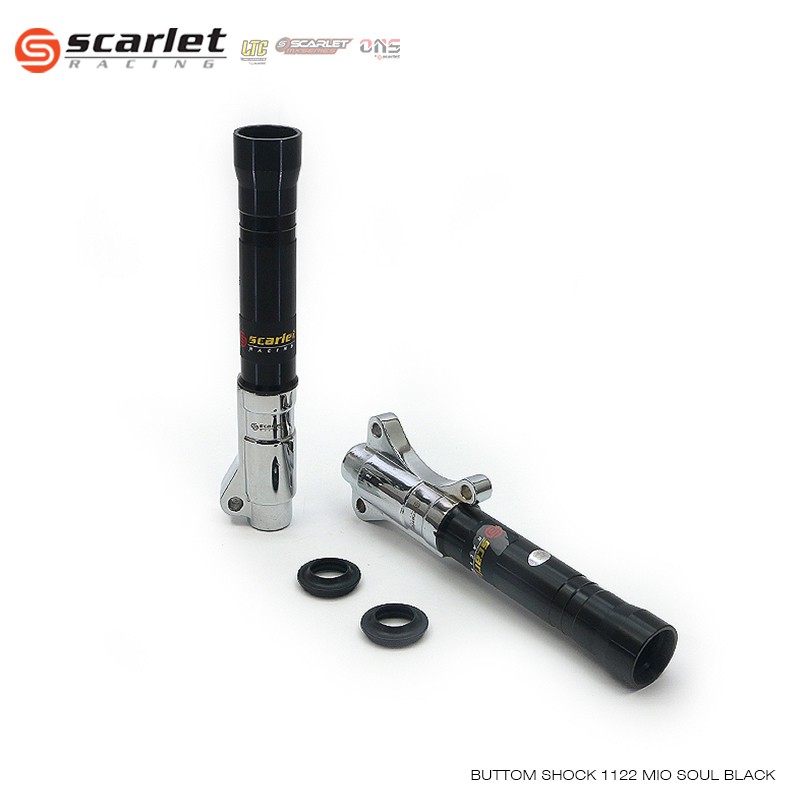 Scarlet Racing - Bottom Botol Tabung Shock Absorber Skok Depan 1122 Matic Mio Soul