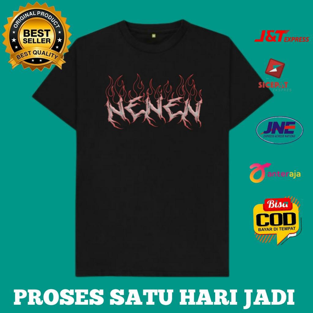 KAOS SABLON DTF KATA-KATA NENEN