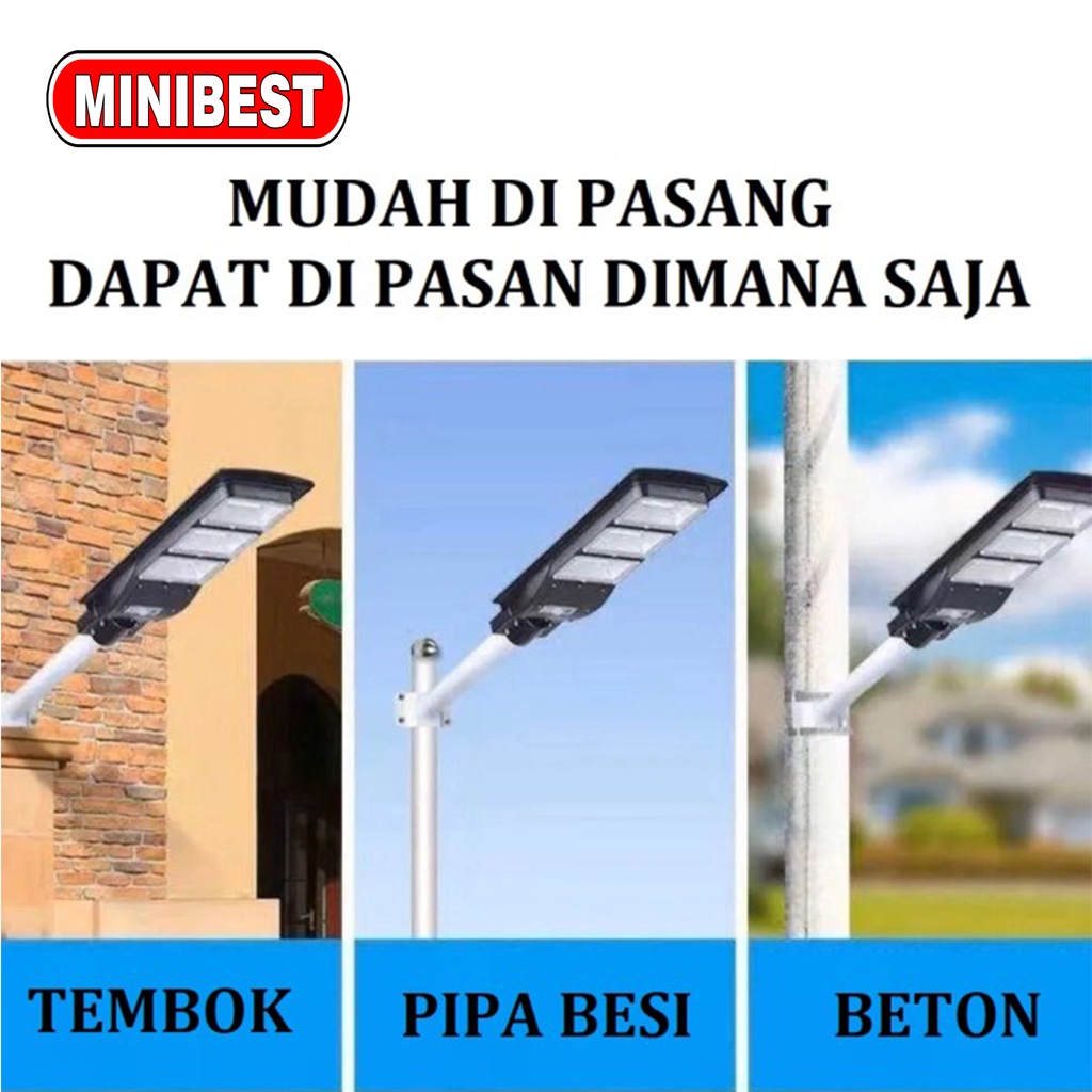 [MB] Lampu Jalan Solar Tenaga Surya Motion Sensor 50w