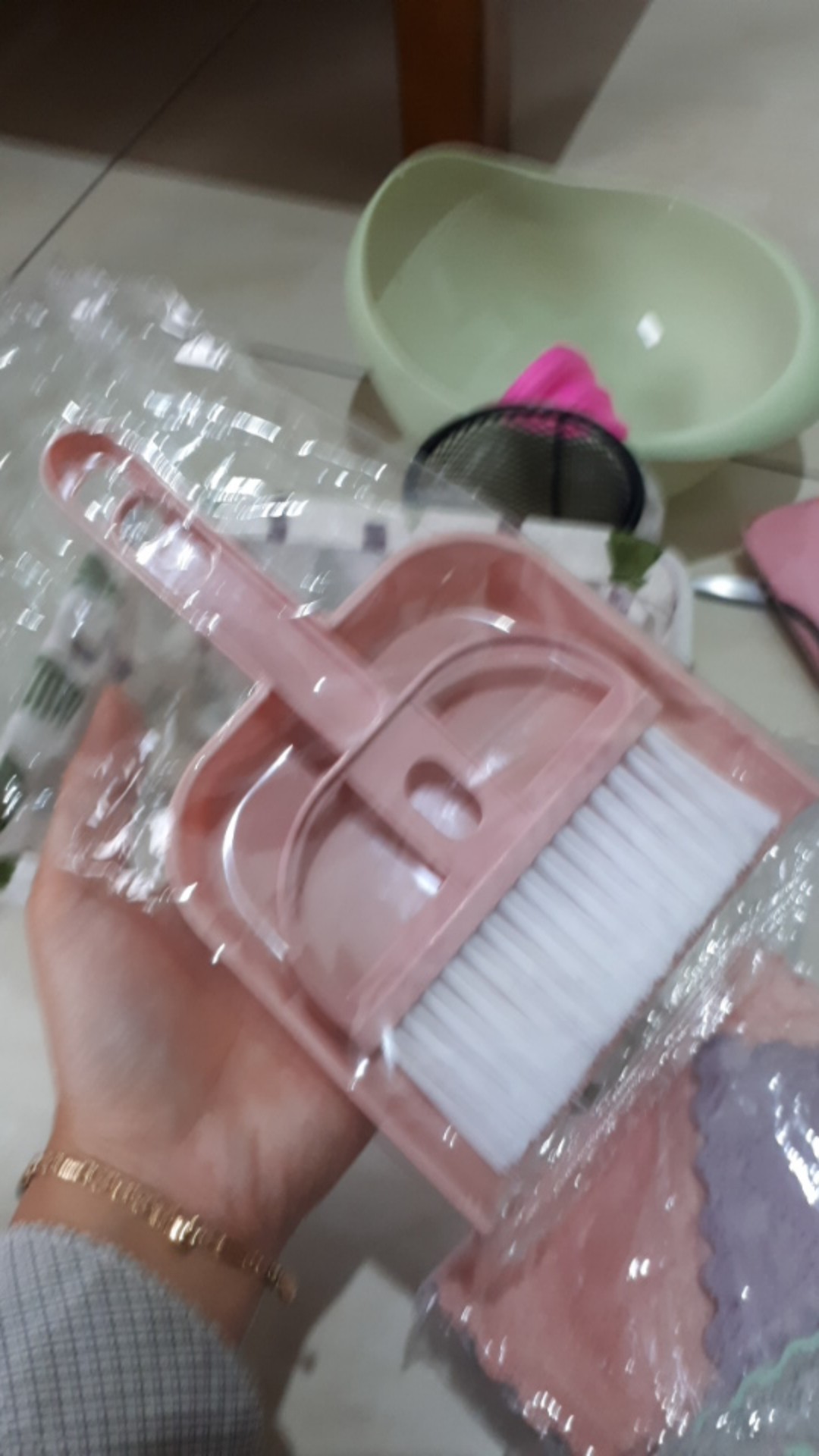 Sapu Set Mini Dustpan Serok Cikrak Kecil Sapu Lantai Kecil + Pengki Sapu Karpet Mobil Meja Laptop