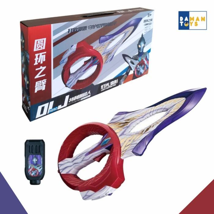 Dance Senjata Ultraman Trigger Circle Arms Mainan Anak Ultraman Trigger