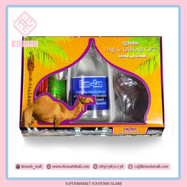 

Paket Oleh Oleh Haji Air Zamzam Lipstik Dan Henna