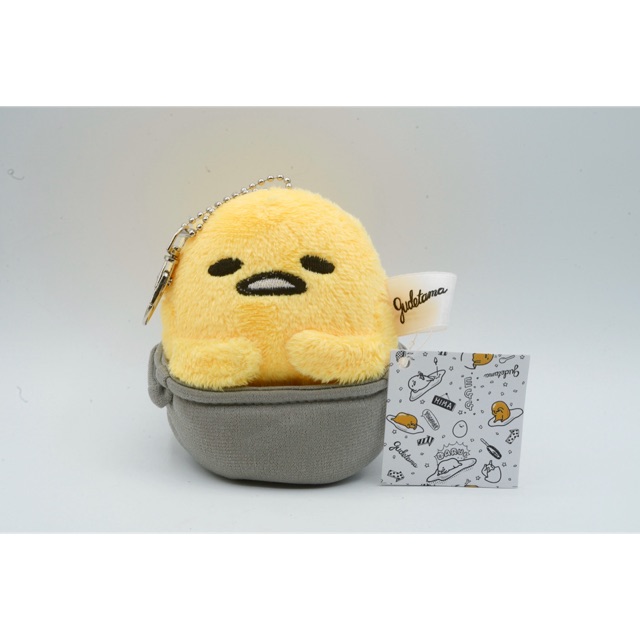 Gudetama Keychain Gantungan Tas - Boneka Gudetama Lucu