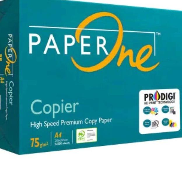 

Promo - Kertas HVS Paper One 75gr / rim .,