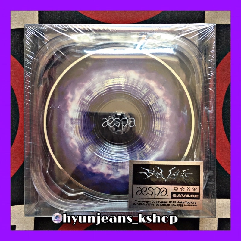[READY STOCK] AESPA The 1st Mini Album - SAVAGE (P.O.S. / POS / CASE Ver.) karina winter ningning ni