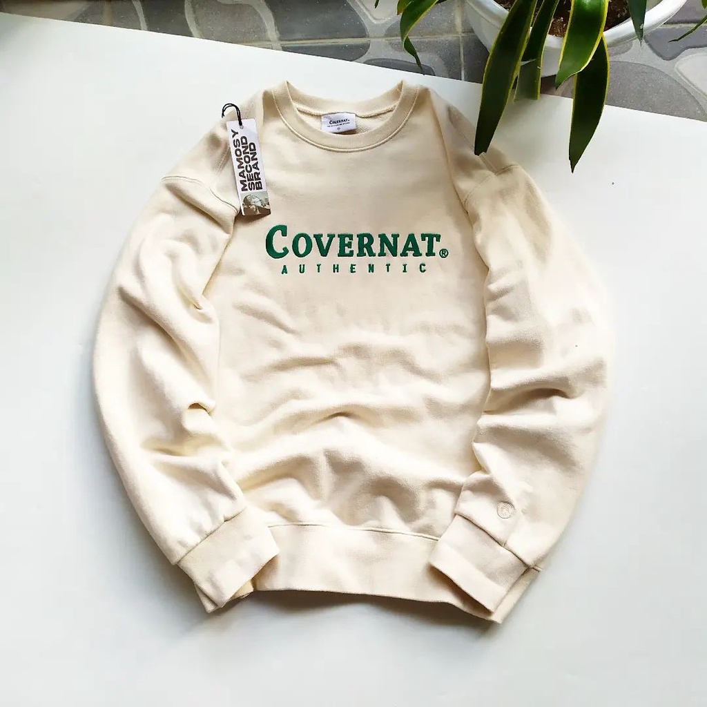 COVERNAT SWEATSHIRT BROKEN WHITE