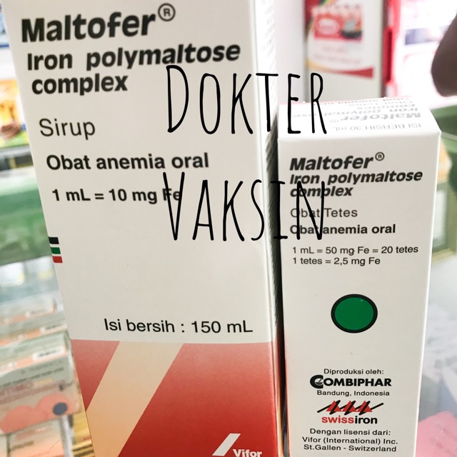 Maltofer Suplemen Zat Besi Penambah Darah Iron Polymaltose Complex Shopee Indonesia