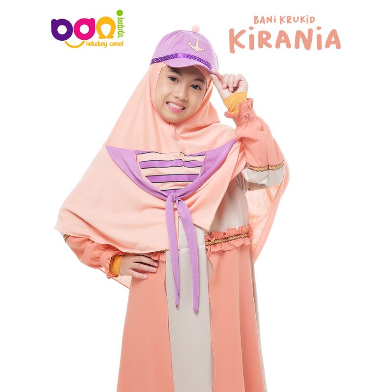 krukid kirania Bani batuta/kerudung topi anak Bani Batuta/kerudung anak Rabbani original