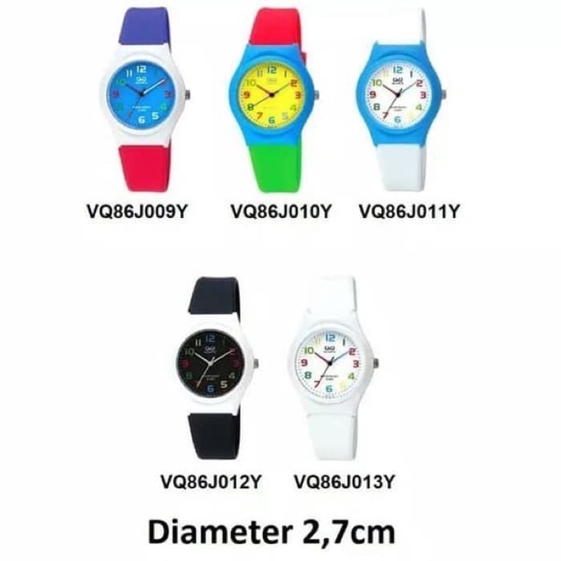 Q&amp;Q QQ QNQ VQ86J VQ86 ORIGINAL ORI COLOUR SERIES Ready Stock Jam Tangan Anti Air Bergaransi