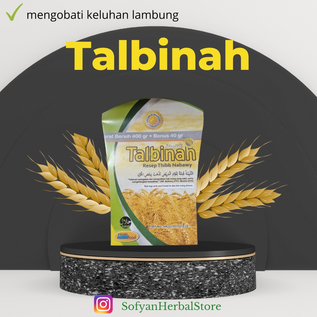 

talbinah (Resep Thibb Nabawi) berat 400gr+ bonus 40gr