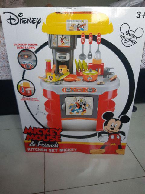 multi disney mickey mouse wooden kitchen