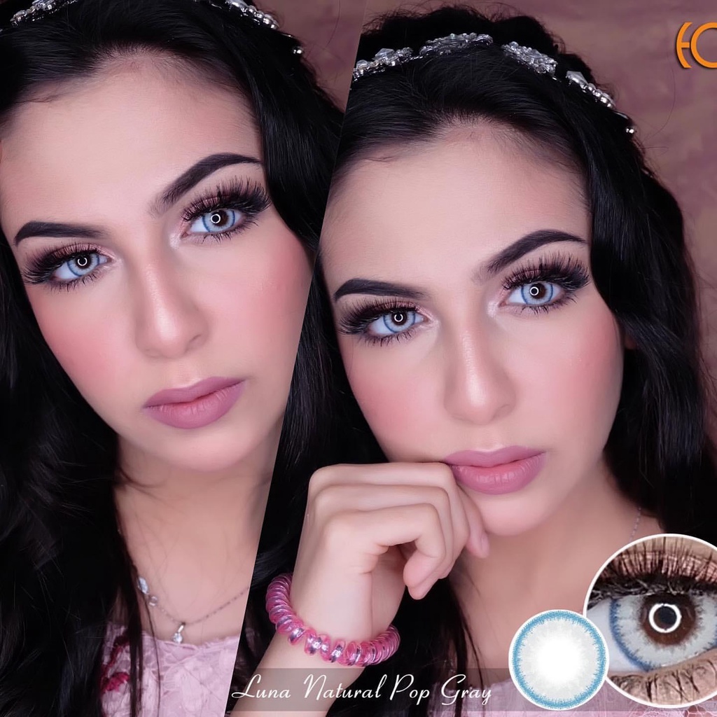 softlens TOP GEL LUNA NATURAL pop grey/pop brown/ pop gold/ almond/ cacao