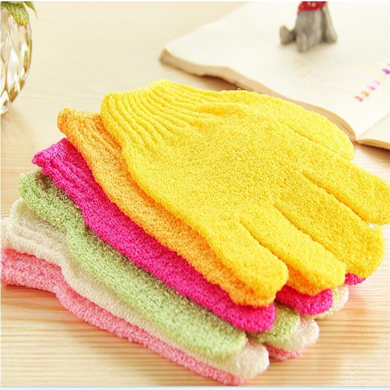 Sarung Tangan Scrub Mandi Scrubber Exfoliating Tubuh Pijat TERMURAH