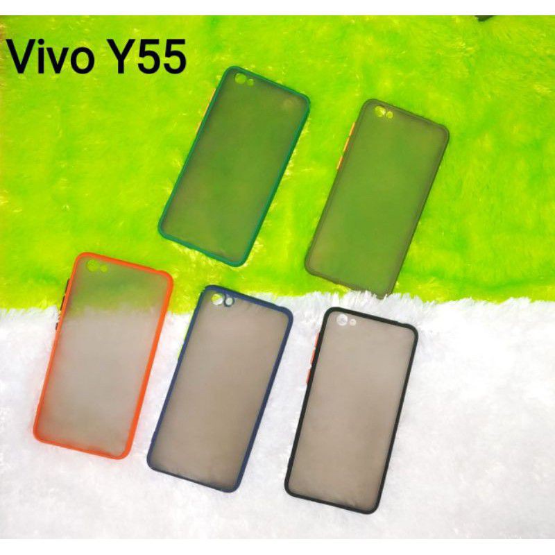 RY - My Choice Vivo Y55 Y17/Y12 Y53Case Dove Slim Fuze Macaron bumper aero case Vivo Y55 Y17/Y12 Y53