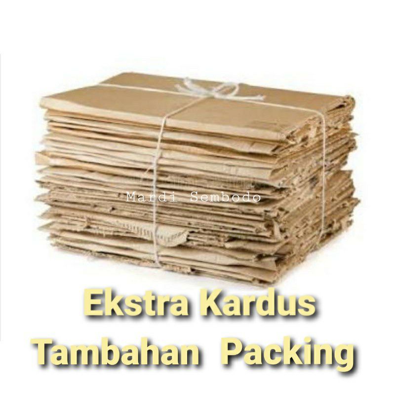 

Kardus Ekstra Tambahan Packing khusus untuk belanja ditoko ini
