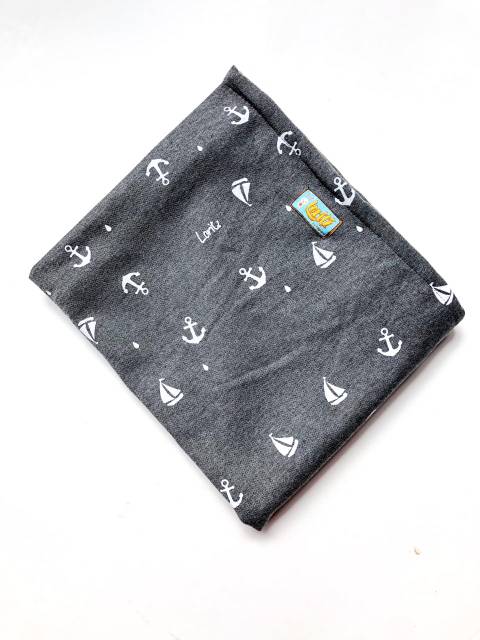 Gendongan bayi kaos motif jangkar anchor NEW