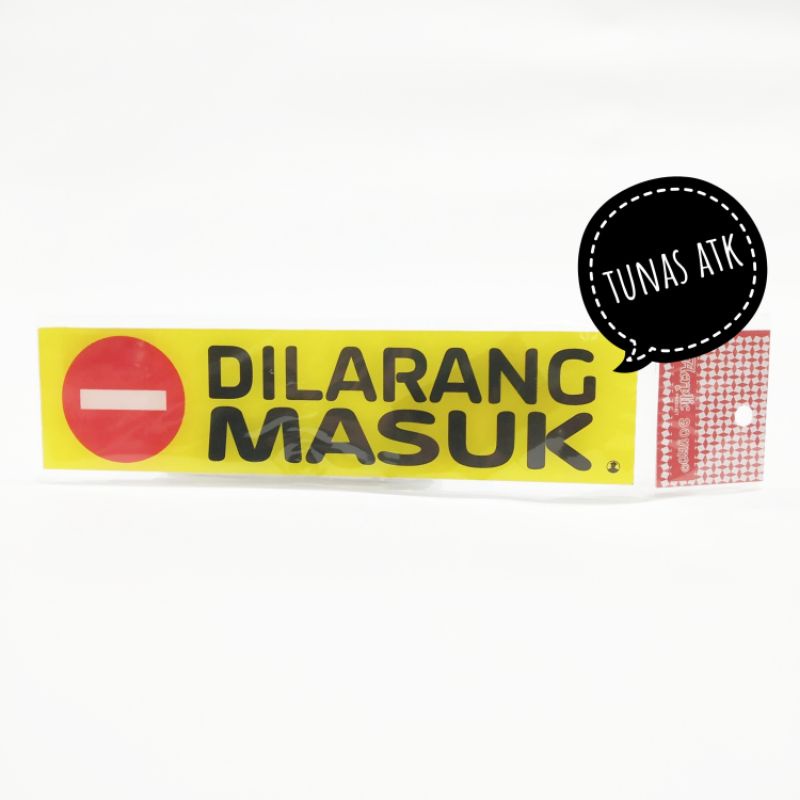 

ACRYLIC BOYKO "DILARANG MASUK