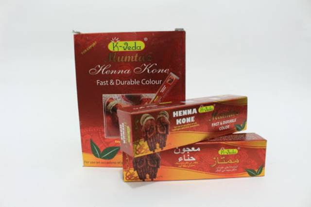 Henna maroon/ hitam Pasta mumtaz k-veda/ hena maron 30gr (baca diskripsi)