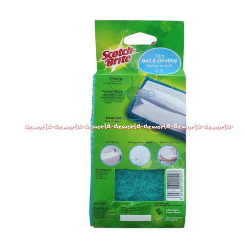 Scotch Brite Sikat Bak &amp; Dinding Kamar Mandi Anti Gores Alat Kebersihan