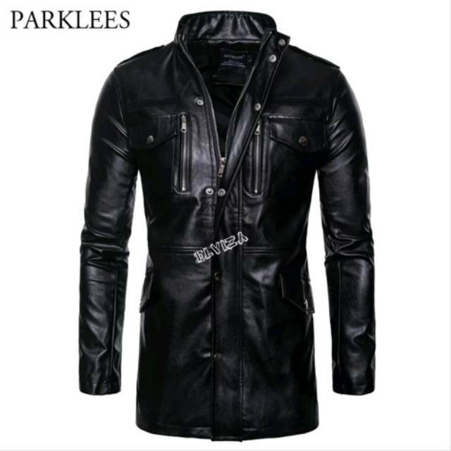 jaket pria semi kulit. jaket pria semi kulit tipe jubah