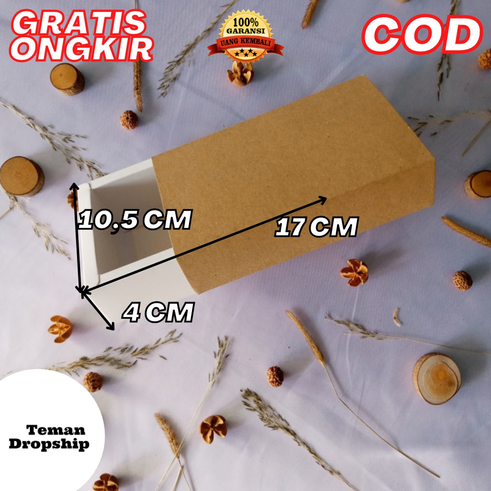 

KARDUS HAMPERS KOTAK KADO GIFT BOX KADO PACKING SOUVENIR SIZE 17 X 10,5 X 4 CM - MIX