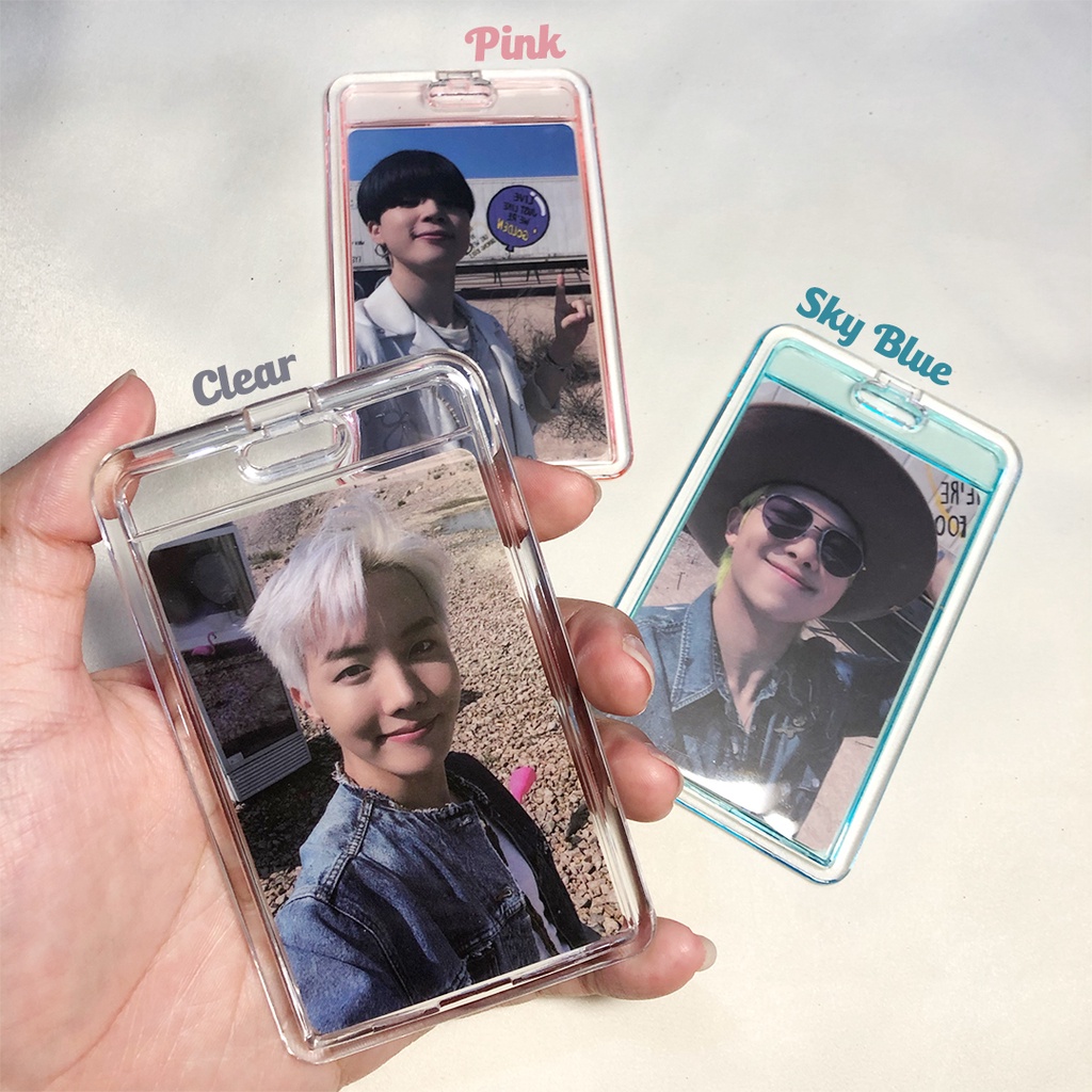 Photocard Case by Sevensins / photocard case acrylic / photocard case idol / free gantungan dan plas