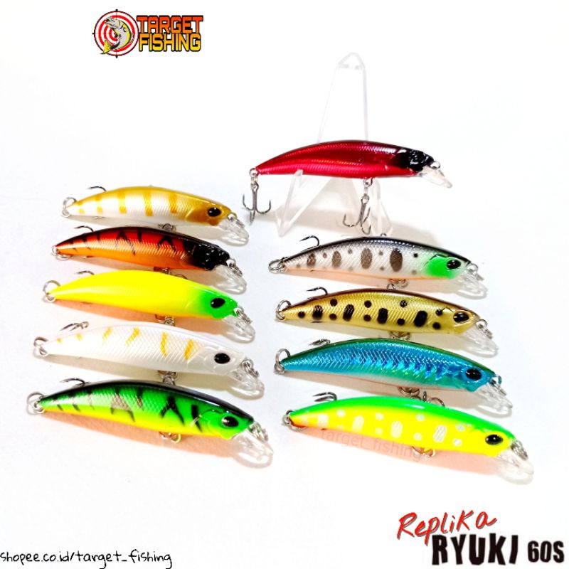Minnow Ultralight Ryuki 60S Replika DUO - Umpan Casting 6cm 5gram Lure Sinking UL