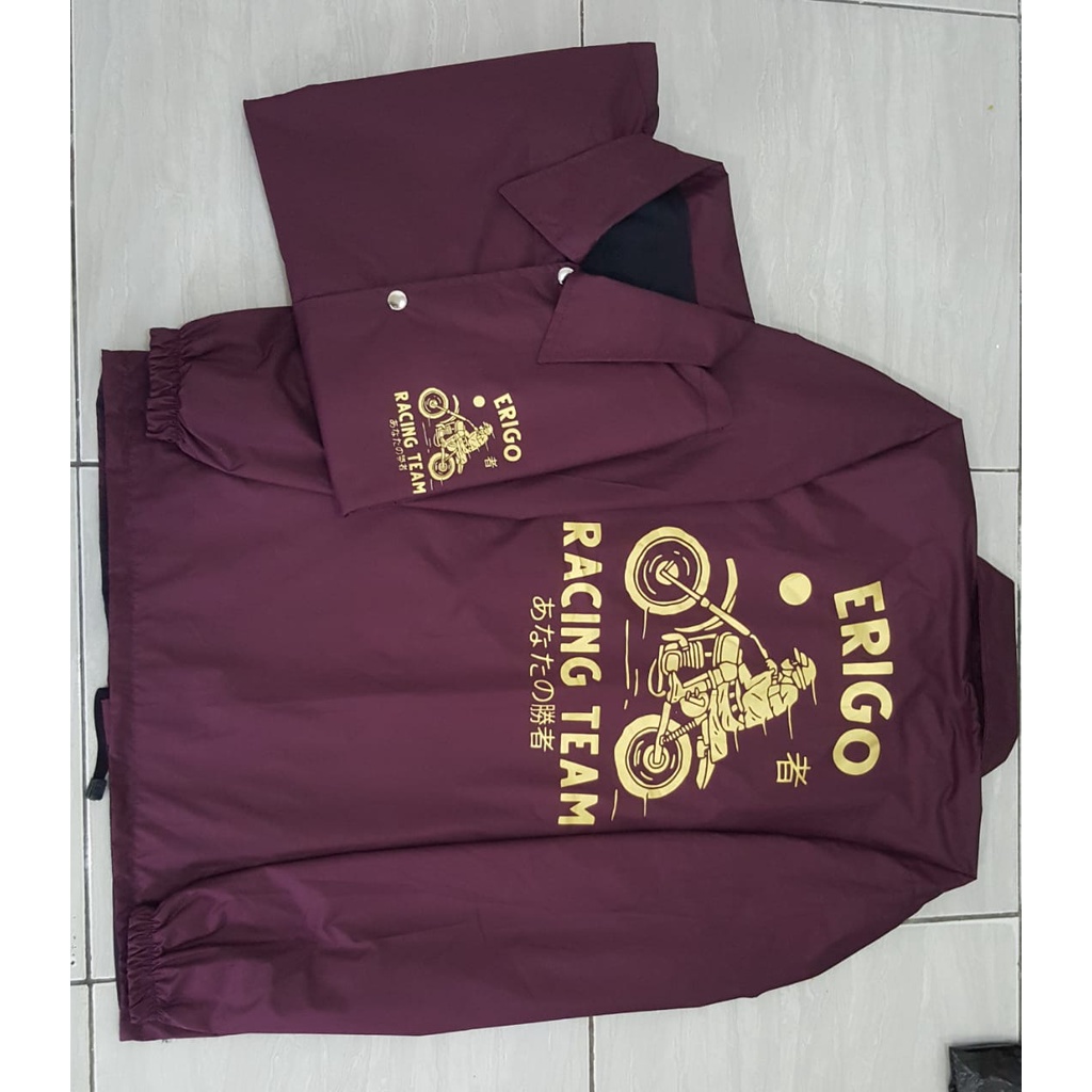 ( COD) JAKET COACH/JAKET PRIA CASUAL/jaket windbreakers-maroon erigo