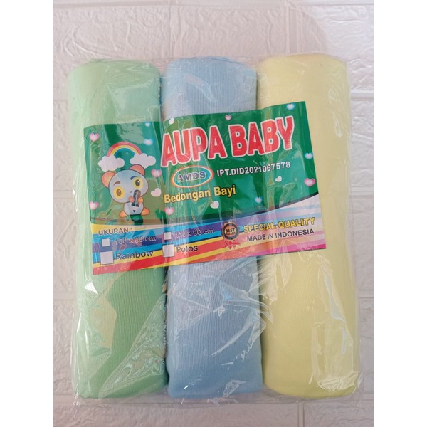 Bedong Bayi polos isi 3 pcs