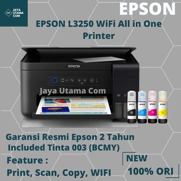 Printer Epson L3250 WiFi All in One Printer Wireless (Print,Scan,Copy)