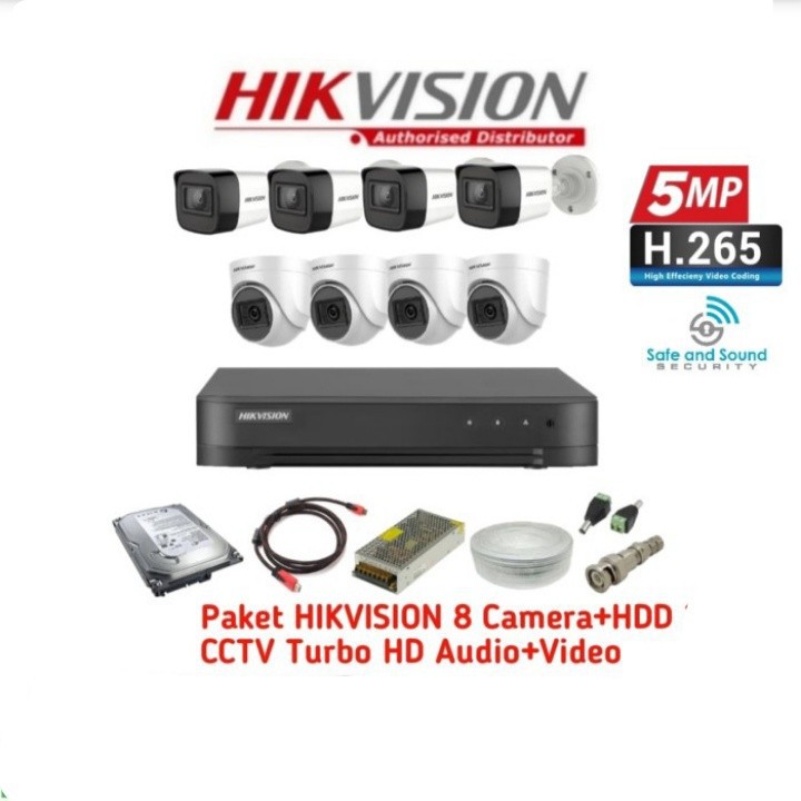 DVR  Hikvision 8channel 8kamera 5mp HIKVISION