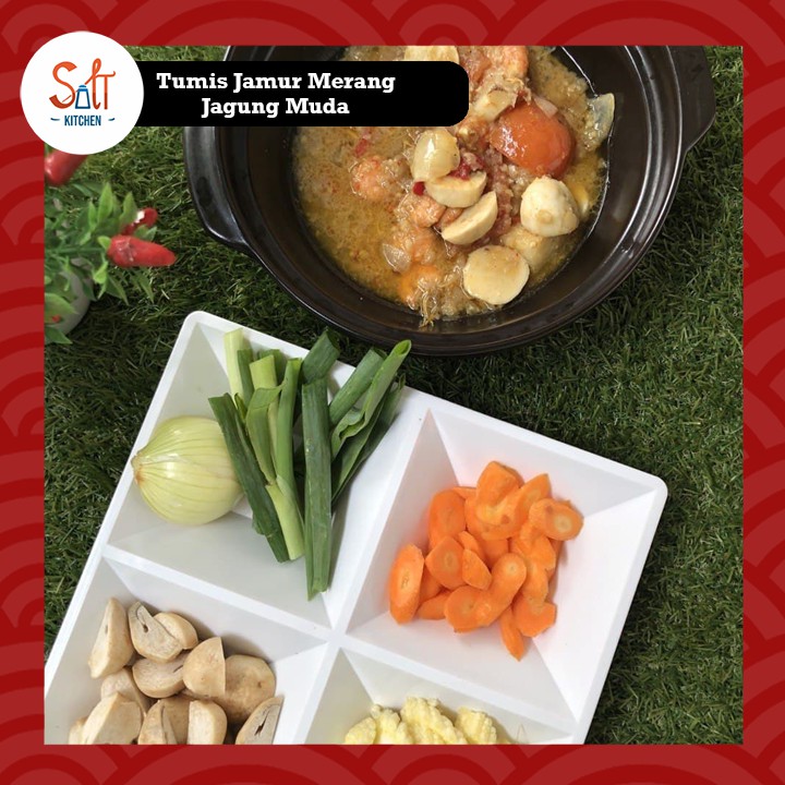 

Tumis Jamur Merang Jagung Muda