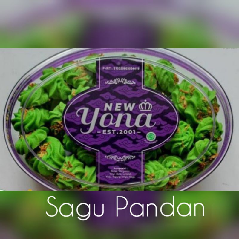 Sagu Pandan Yona Cookies