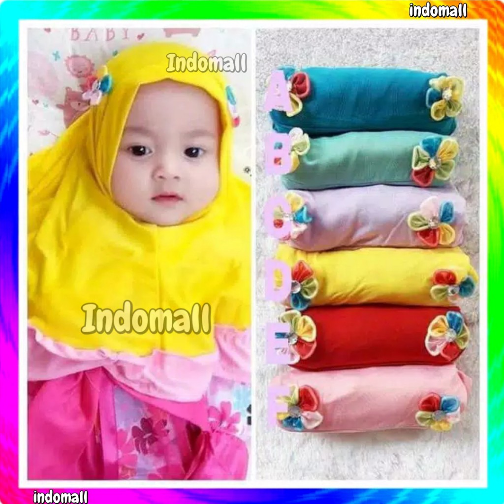 Kerudung Bayi 0 6 Bulan Up 2 Th B Plangi Hijab Bayi Jilbab Anak Bayi Jilbab Bayi Perempuan 0 6 Bulan