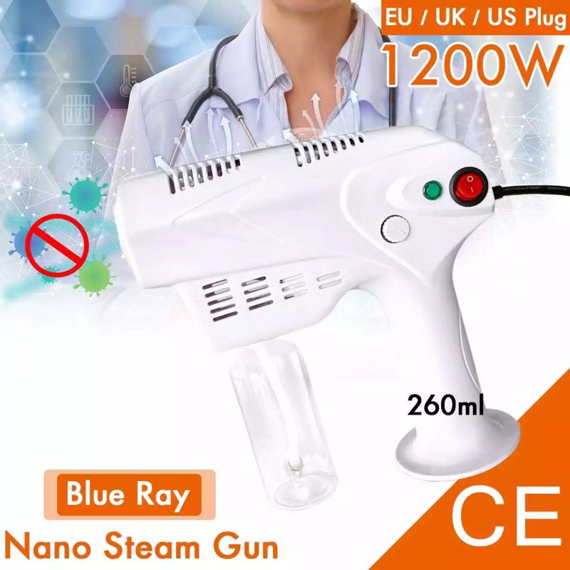 MESIN FOGGING gun DISINFEKTAN UAP FREE LIQUID LISTRIK MINI BLURAY ANION SPRAY GUN 1209 WATT UNTUK MOBIL