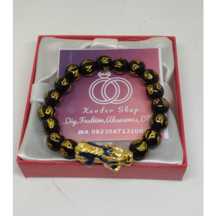 GELANG GIOK UKIR GELANG PIXIU HOKI WARNA