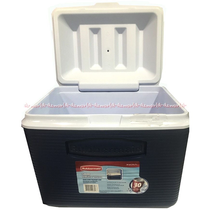 Rubbermaid Box Makanan Minuman Mobile Tetap Dingin Panas 22.7Litter