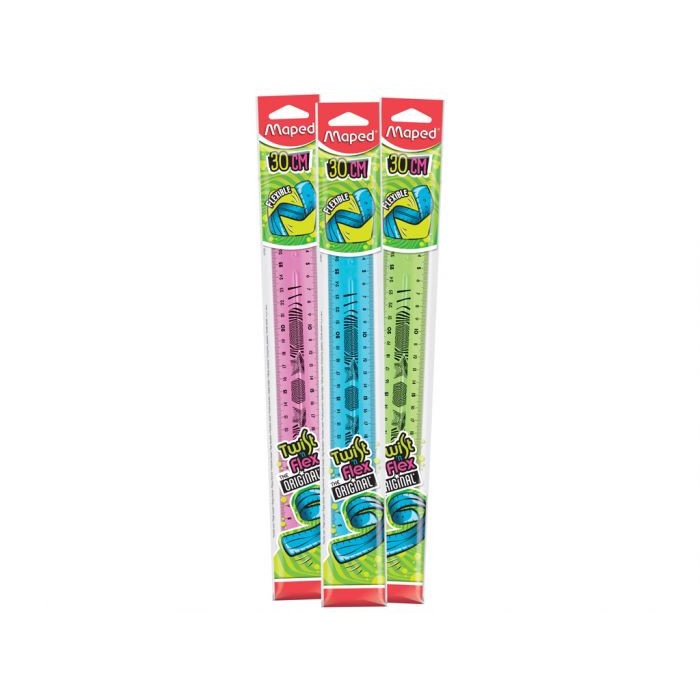Maped Penggaris Twist'n Flex 30cm - Biru