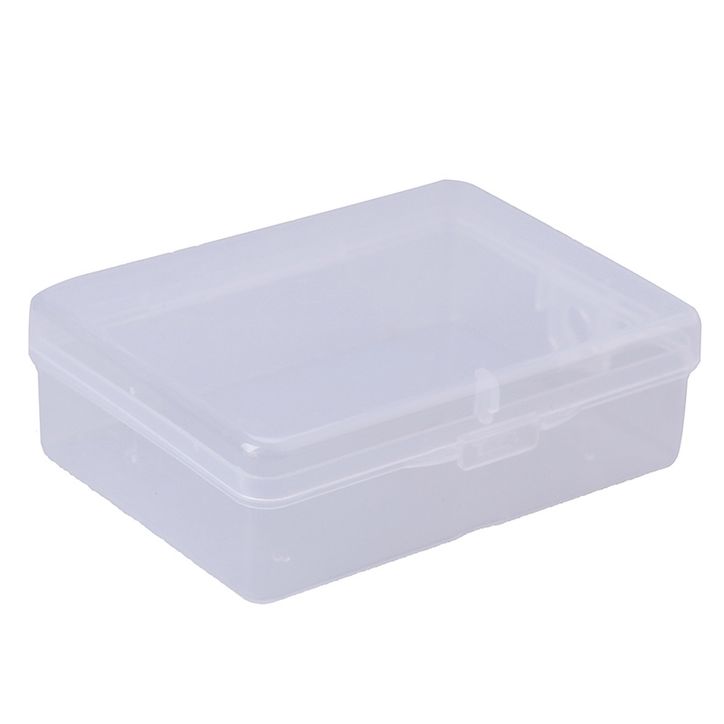 Kotak Tempat Menyimpan Barang Model Transparan Serba Guna Bahan Plastik, 9cmx6.5cm X 3cm