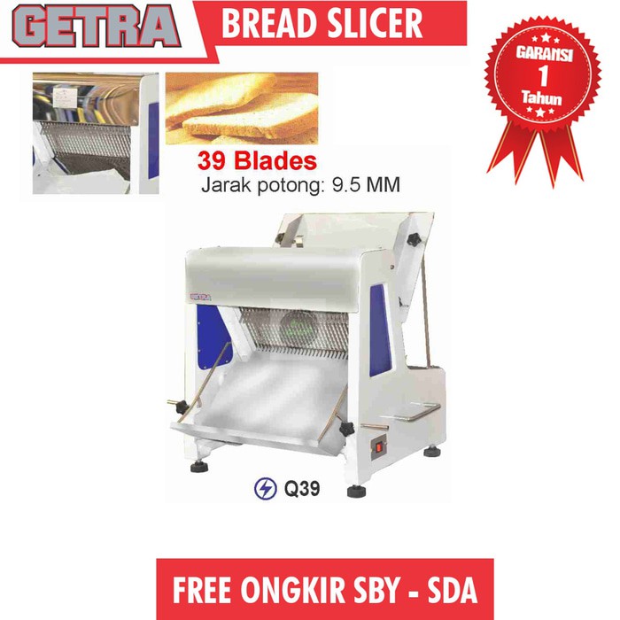 Bread slicer 39 blades mesin pemotong roti GETRA Q 39