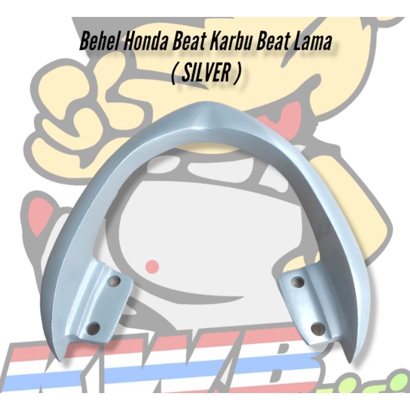 Behel belakang beat karbu model ori Behel Beat Karbu Chrome Krom Poles Variasi Begel Planger Beat Lama Chrome Termurah Behel beat karbu begel PNP beat 2009 2010 2012 planger beat karbu beat lama model ori original