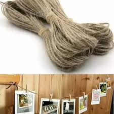 Tali rami 2mm Tali Jerami Tali Goni Hemp Rope Straw String jepit dan gantungan foto