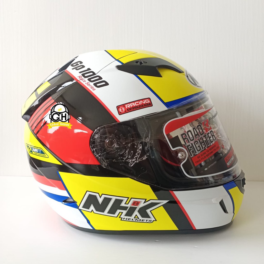 HELM NHK GP1000 SXR BLACK YELLOW NHK GP 1000 NHK GP1K