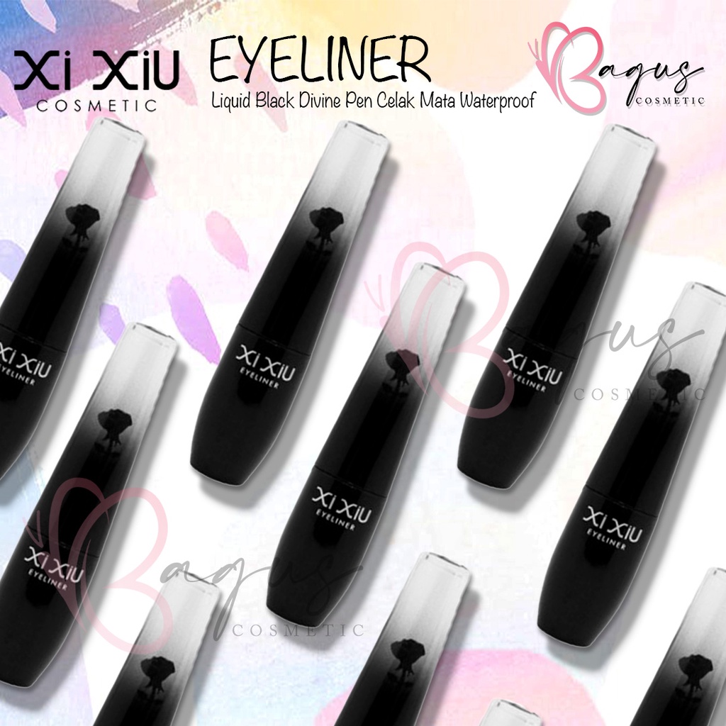 ⭐BAGUS⭐ XI XIU EYELINER | Liquid Black Divine Pen Celak Mata Waterproof Stamp