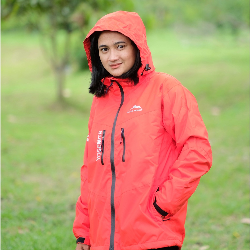 rivermount jaket gunung yosemite orange jaket gunung waterproof jaket gunung anti air