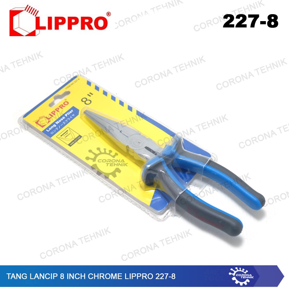 Lippro 227-8 Chrome - Tang Lancip 8 Inch